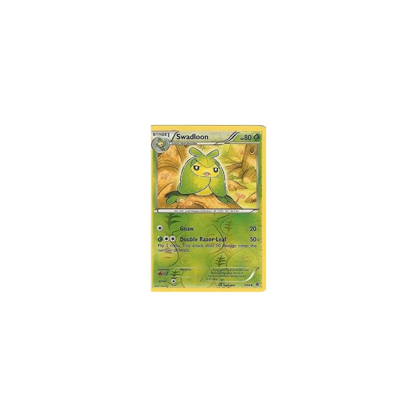 Pokemon Black &amp; White Emerging Powers: SWADLOON 5/98 Reverse Holo