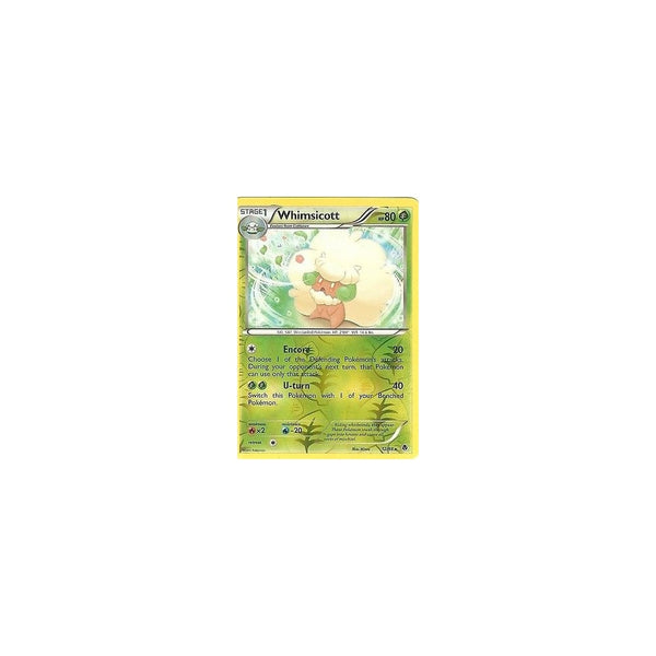 Pokemon Black &amp; White Emerging Powers: WHIMSICOTT 12/98 Reverse Holo