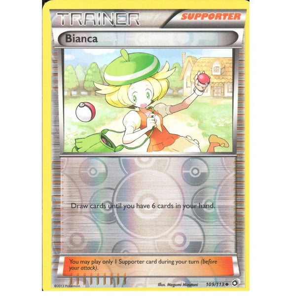 POKEMON Black &amp; White Legendary Treasures - BIANCA 109/113 REV HOLO