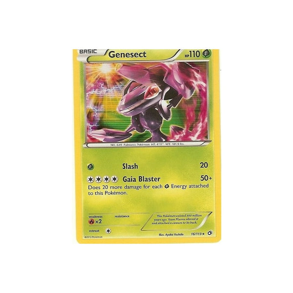 POKEMON Black &amp; White Legendary Treasures - GENESECT 16/113 HOLO