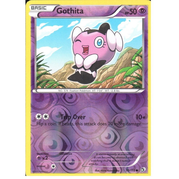 POKEMON Black &amp; White Legendary Treasures - GOTHITA 70/113 REV HOLO