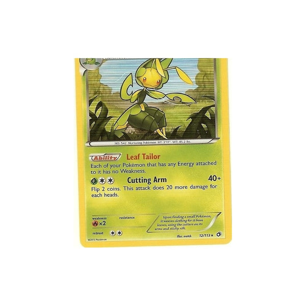 POKEMON Black &amp; White Legendary Treasures - LEAVANNY 12/113 HOLO