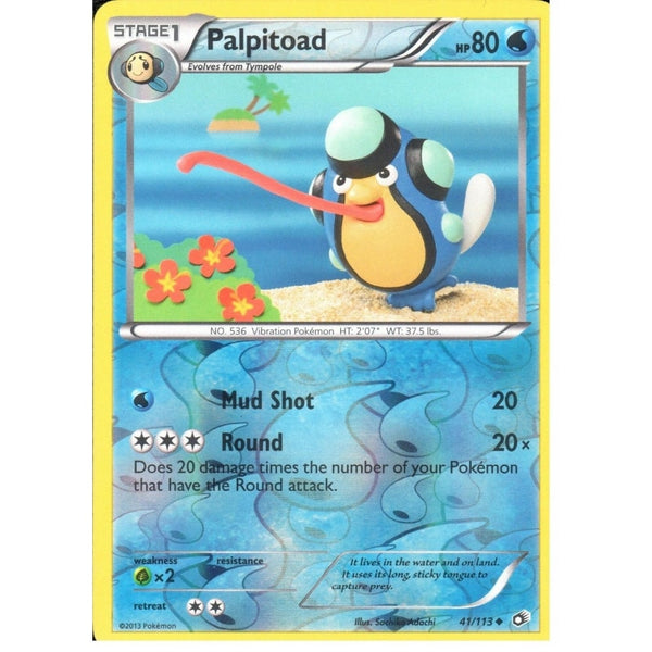 POKEMON Black &amp; White Legendary Treasures - PALPITOAD 41/113 REV HOLO