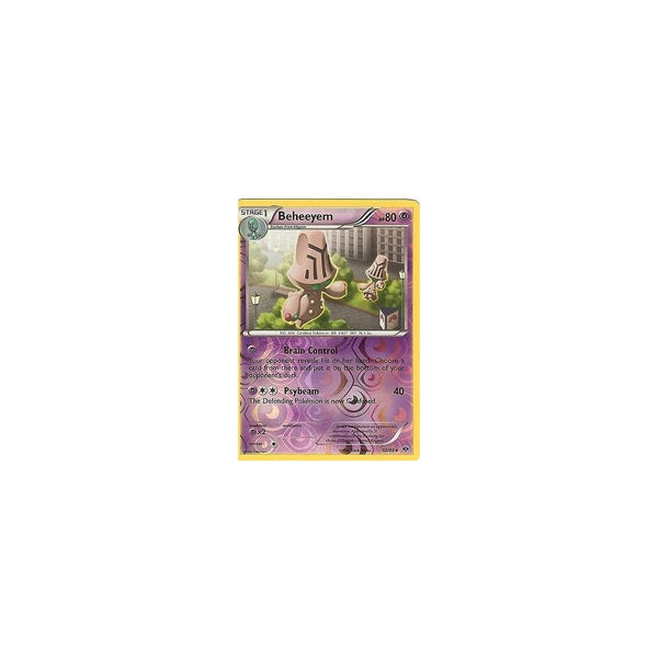 POKEMON Black &amp; White Next Destinies - BEHEEYEM 62/99 RARE REV HOLO
