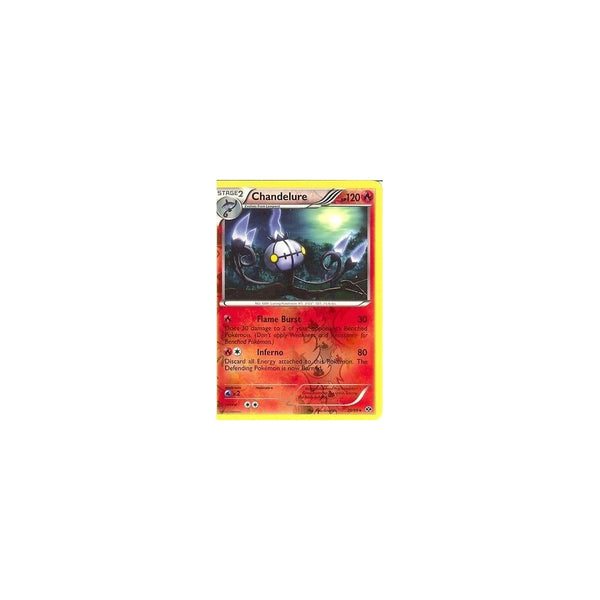 POKEMON Black &amp; White Next Destinies - CHANDELURE 20/99 RARE REV HOLO