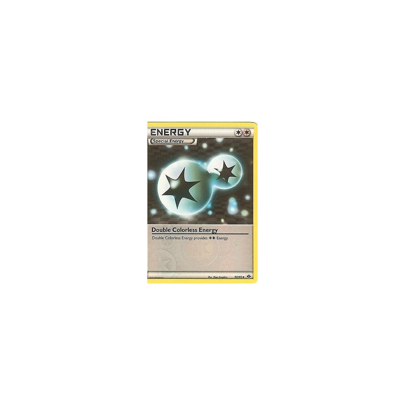 POKEMON Black &amp; White Next Destinies - DOUBLE COLORLESS ENERGY 92/99 REV HOLO