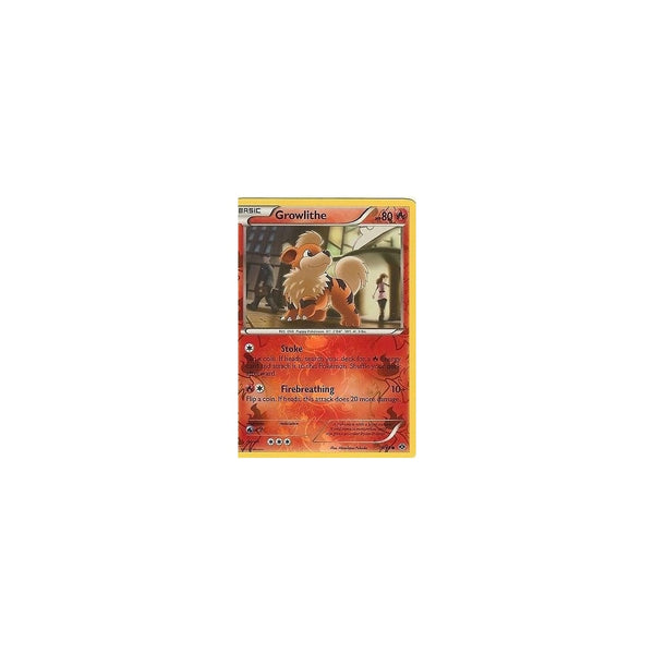 POKEMON Black &amp; White Next Destinies - GROWLITHE 10/99 REV HOLO