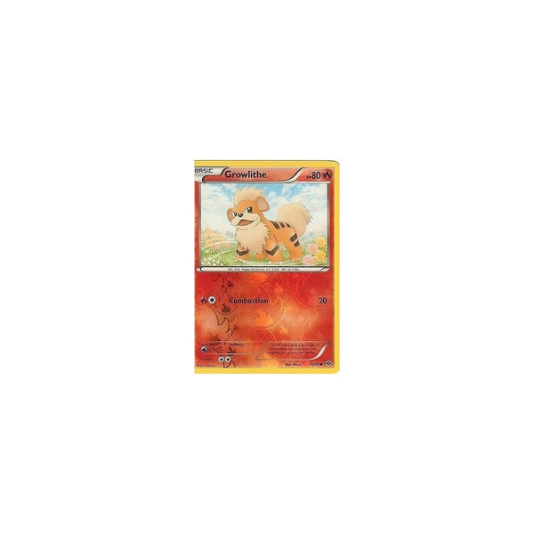 POKEMON Black &amp; White Next Destinies - GROWLITHE 11/99 REV HOLO