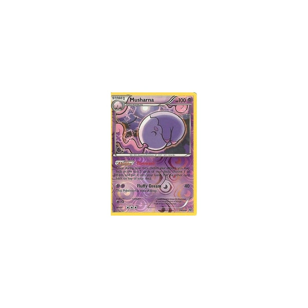 POKEMON Black &amp; White Next Destinies - MUSHARNA 59/99 RARE REV HOLO