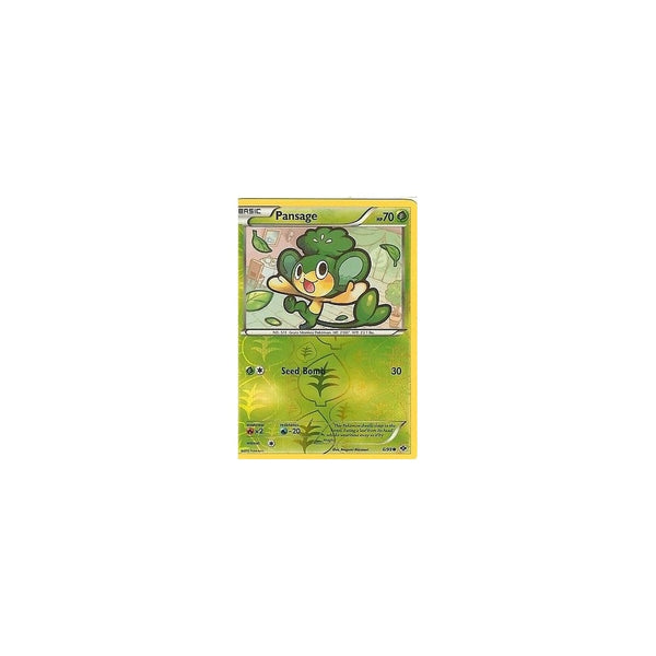 POKEMON Black &amp; White Next Destinies - PANSAGE 6/99 REV HOLO