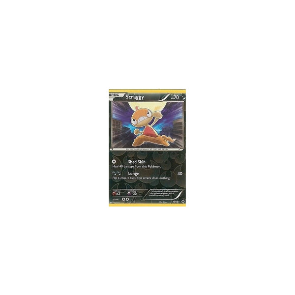 POKEMON Black &amp; White Next Destinies - SCRAGGY 73/99 REV HOLO