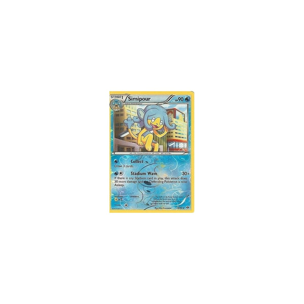 POKEMON Black &amp; White Next Destinies - SIMIPOUR 29/99 RARE REV HOLO