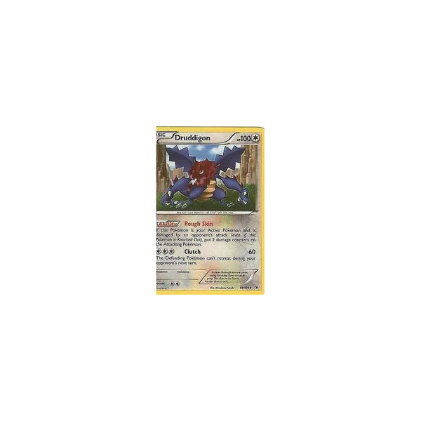 POKEMON Black &amp; White Noble Victories - DRUDDIGON 89/101 REV HOLO