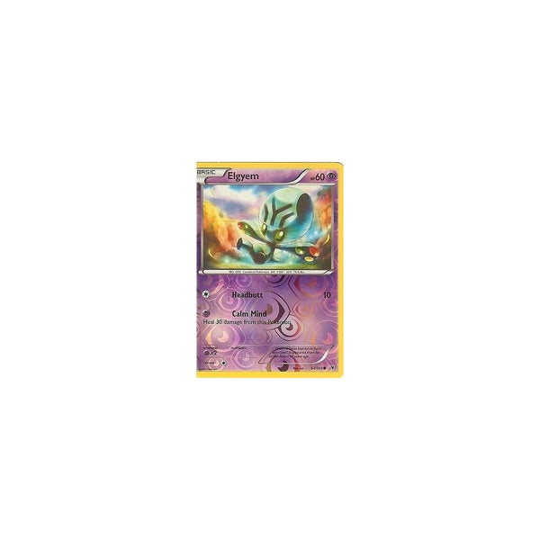 Pokemon Black &amp; White Noble Victories: ELGYEM 54/101 Reverse Holo