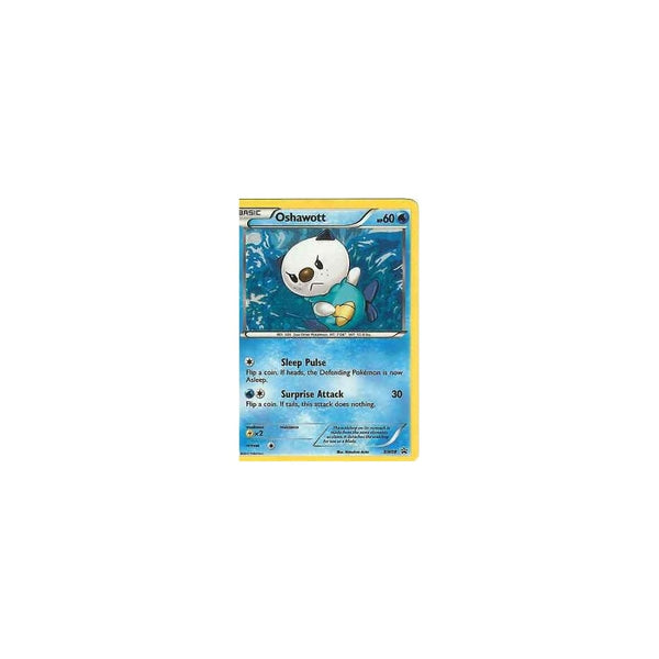 Pokemon Black &amp; White: OSHAWOTT HP60 - BW08 PROMO HOLO - BLACK STAR