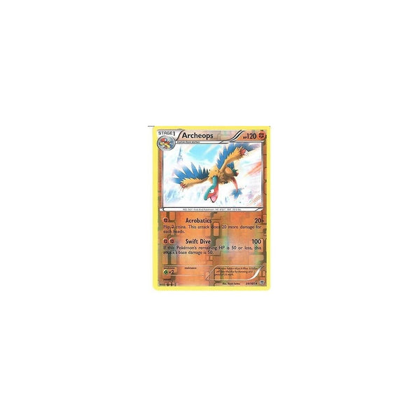 POKEMON Black &amp; White Plasma Blast - ARCHEOPS 54/101 REV HOLO
