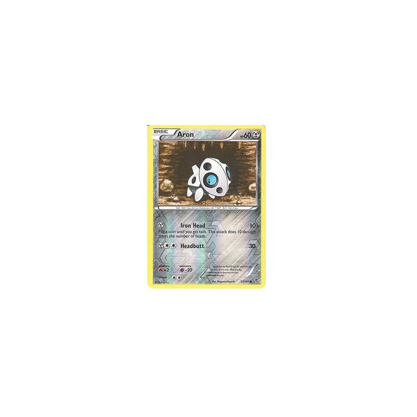 POKEMON Black &amp; White Plasma Blast - ARON 57/101 REV HOLO