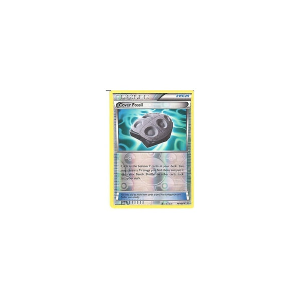 POKEMON Black &amp; White Plasma Blast - COVER FOSSIL 79/101 REV HOLO