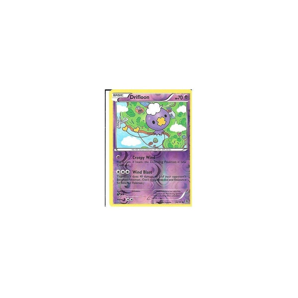 POKEMON Black &amp; White Plasma Blast - DRIFLOON 34/101 REV HOLO