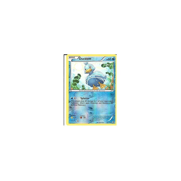 POKEMON Black &amp; White Plasma Blast - DUCKLETT 29/101 REV HOLO