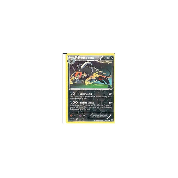 POKEMON Black &amp; White Plasma Blast - HOUNDOOM 56/101 REV HOLO