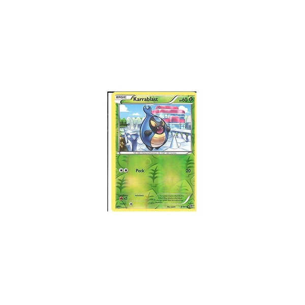 POKEMON Black &amp; White Plasma Blast - KARRABLAST 6/101 REV HOLO