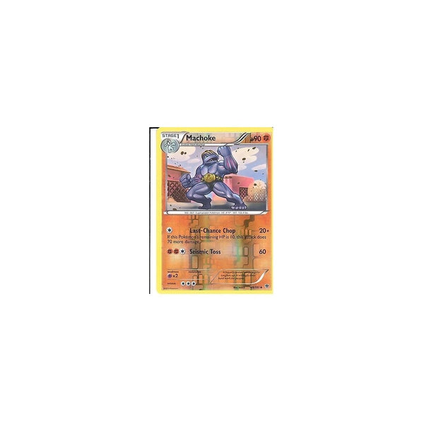 POKEMON Black &amp; White Plasma Blast - MACHOKE 48/101 REV HOLO