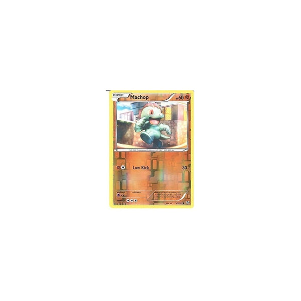 POKEMON Black &amp; White Plasma Blast - MACHOP 47/101 REV HOLO
