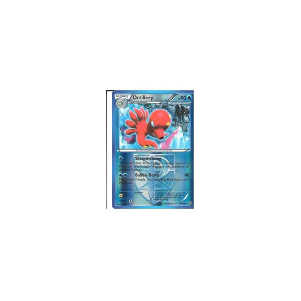 POKEMON Black &amp; White Plasma Blast - OCTILLERY 19/101 REV HOLO