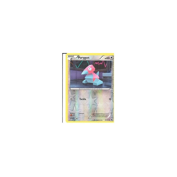 POKEMON Black &amp; White Plasma Blast - PORYGON 72/101 REV HOLO
