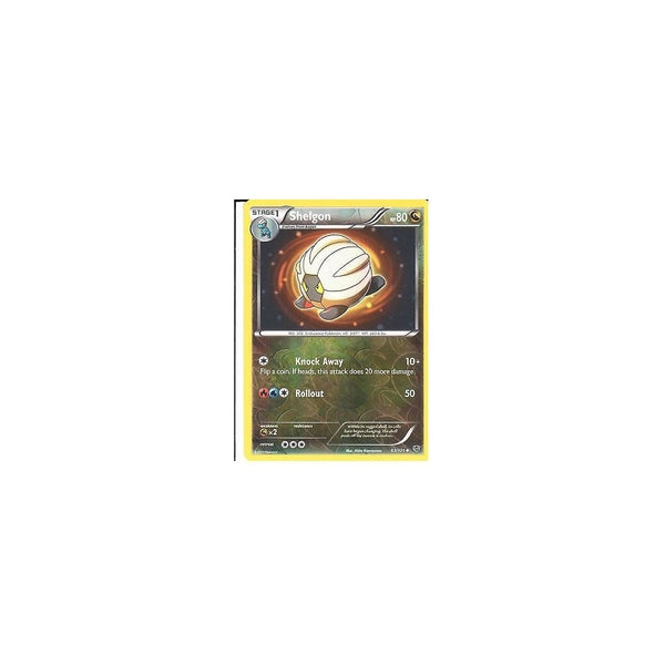 POKEMON Black &amp; White Plasma Blast - SHELGON 63/101 REV HOLO