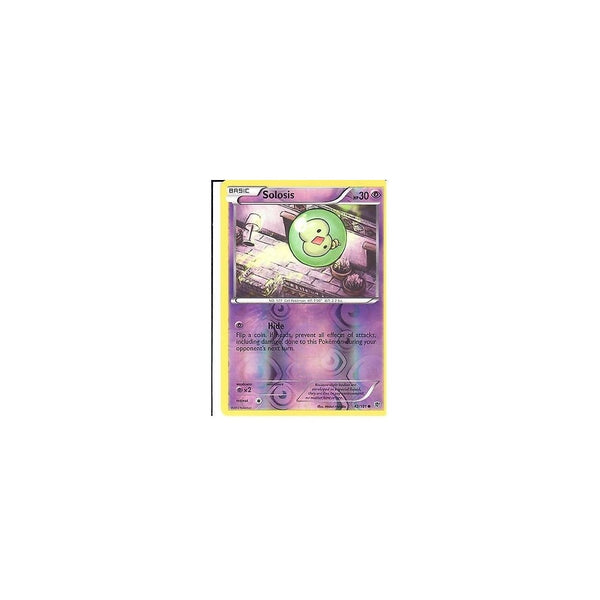 POKEMON Black &amp; White Plasma Blast - SOLOSIS 42/101 REV HOLO