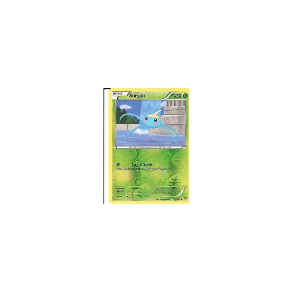 POKEMON Black &amp; White Plasma Blast - SURSKIT 1/101 REV HOLO