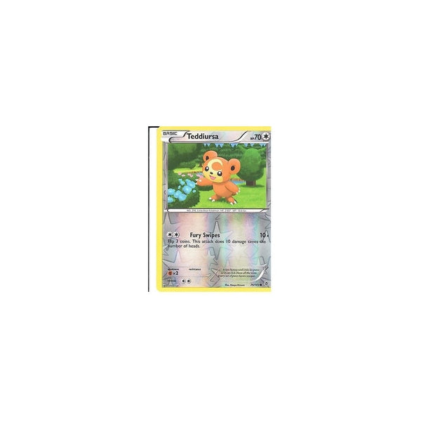 POKEMON Black &amp; White Plasma Blast - TEDDIURSA 75/101 REV HOLO
