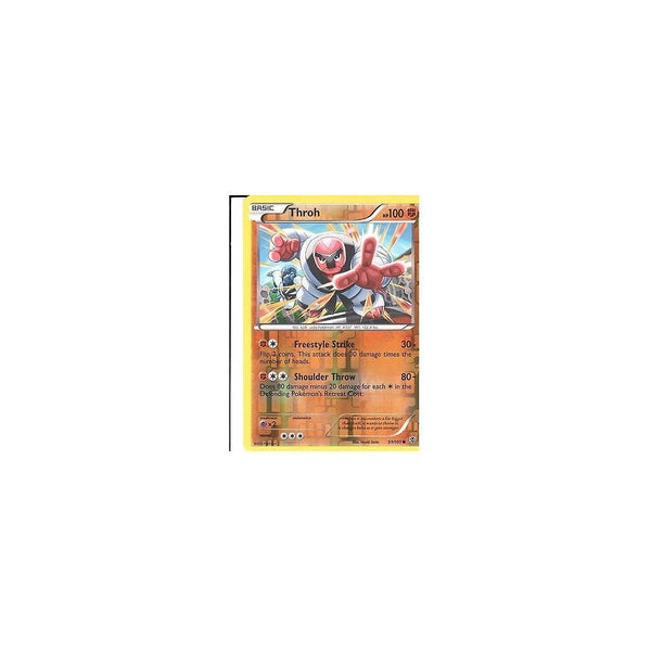 POKEMON Black &amp; White Plasma Blast - THROH 51/101 REV HOLO