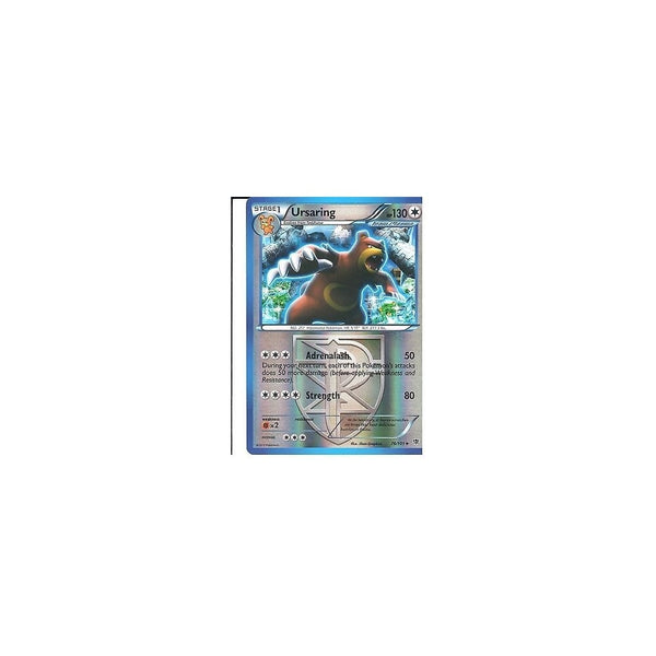 POKEMON Black &amp; White Plasma Blast - URSARING 76/101 REV HOLO