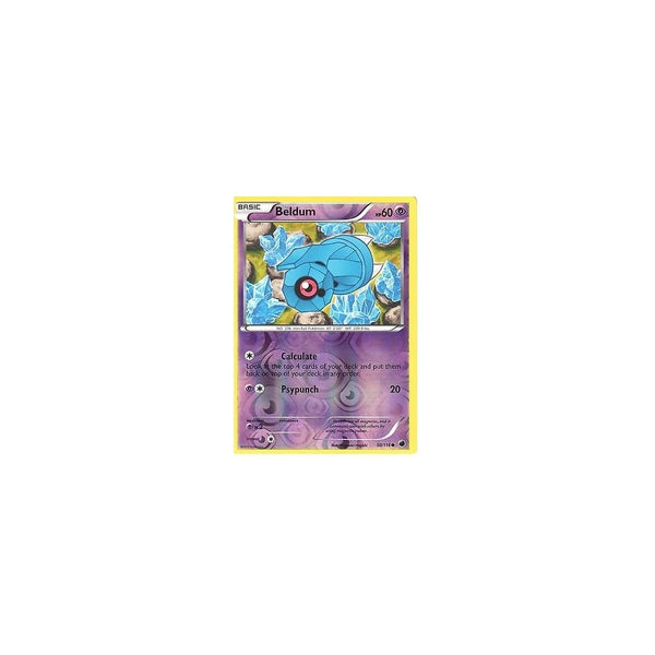 POKEMON Black &amp; White Plasma Freeze - BELDUM 50/116 REV HOLO