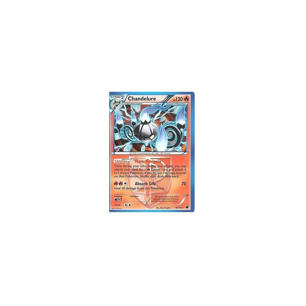 POKEMON Black &amp; White Plasma Freeze - CHANDELURE 16/116 HOLO