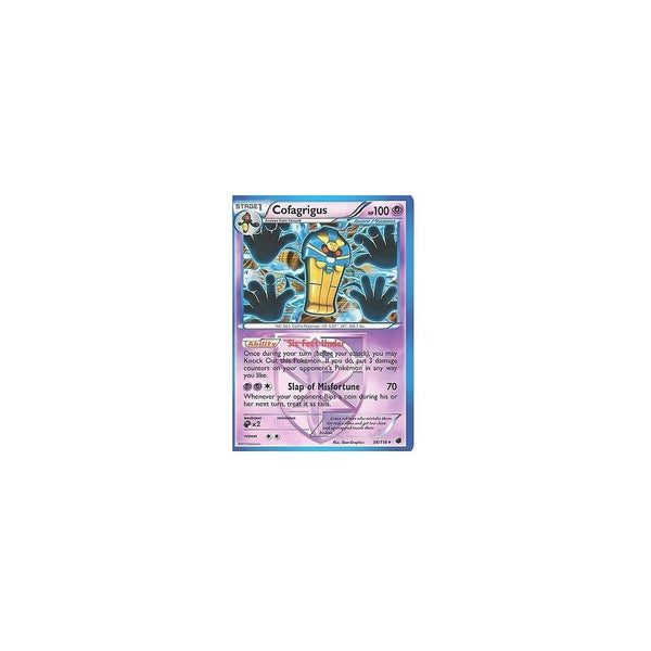 POKEMON Black &amp; White Plasma Freeze - COFAGRIGUS 56/116 HOLO