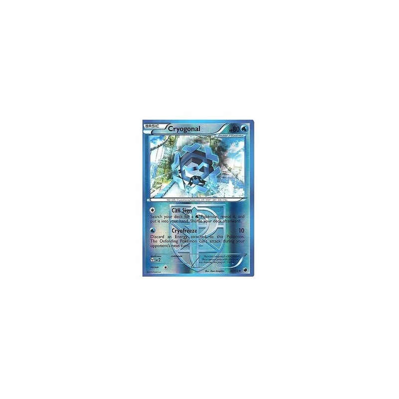 POKEMON Black & White Plasma Freeze - CRYOGONAL 30/116 REV HOLO