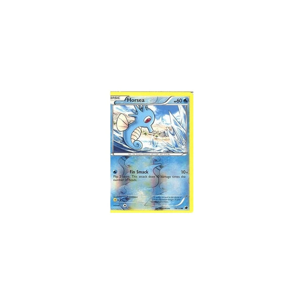 POKEMON Black &amp; White Plasma Freeze - HORSEA 18/116 REV HOLO