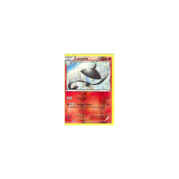 POKEMON Black &amp; White Plasma Freeze - LAMPENT 15/116 REV HOLO