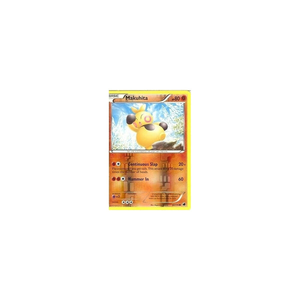 POKEMON Black &amp; White Plasma Freeze - MAKUHITA 62/116 REV HOLO