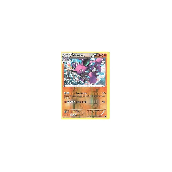 POKEMON Black &amp; White Plasma Freeze - NIDOKING 58/116 REV HOLO