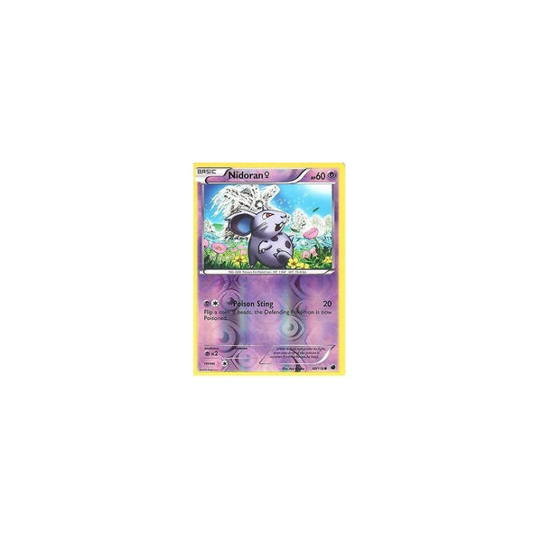 POKEMON Black &amp; White Plasma Freeze - NIDORAN 40/116 REV HOLO
