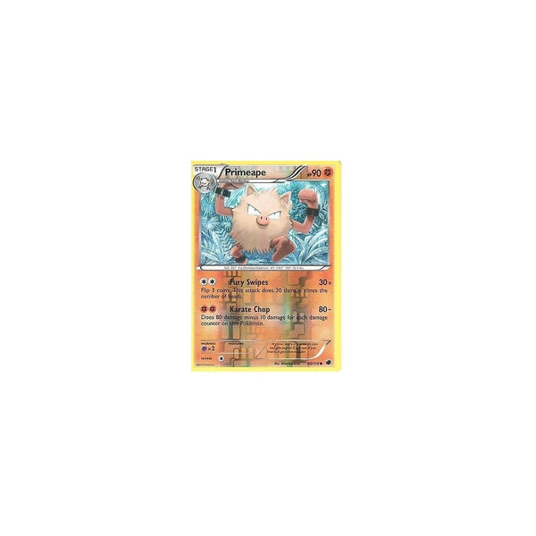 POKEMON Black &amp; White Plasma Freeze - PRIMEAPE 60/116 REV HOLO