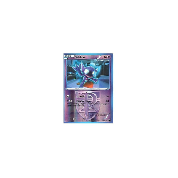 POKEMON Black &amp; White Plasma Freeze - SABLEYE 49/116 REV HOLO