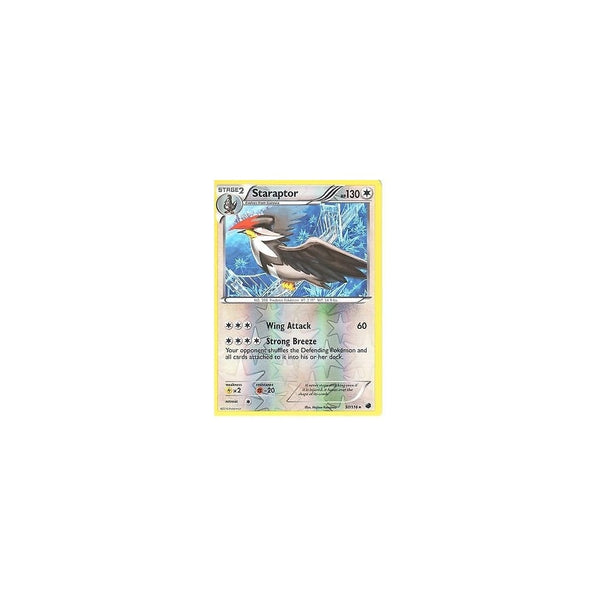 POKEMON Black &amp; White Plasma Freeze - STARAPTOR 97/116 REV HOLO
