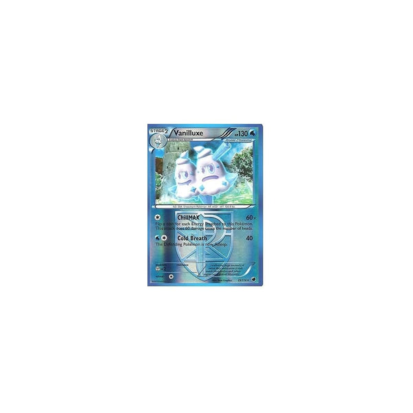 POKEMON Black &amp; White Plasma Freeze - VANILLUXE 29/116 REV HOLO