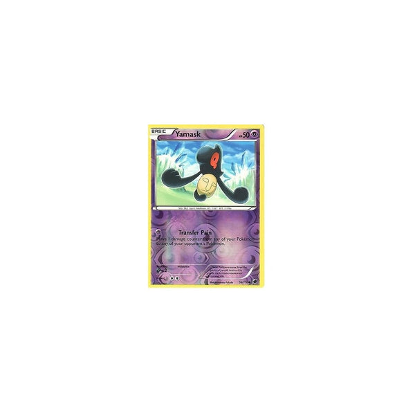 POKEMON Black &amp; White Plasma Freeze - YAMASK 54/116 REV HOLO